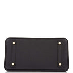 Hermes Birkin 25 Black Togo Gold Hardware