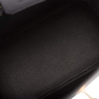 Hermes Birkin 25 Black Togo Gold Hardware