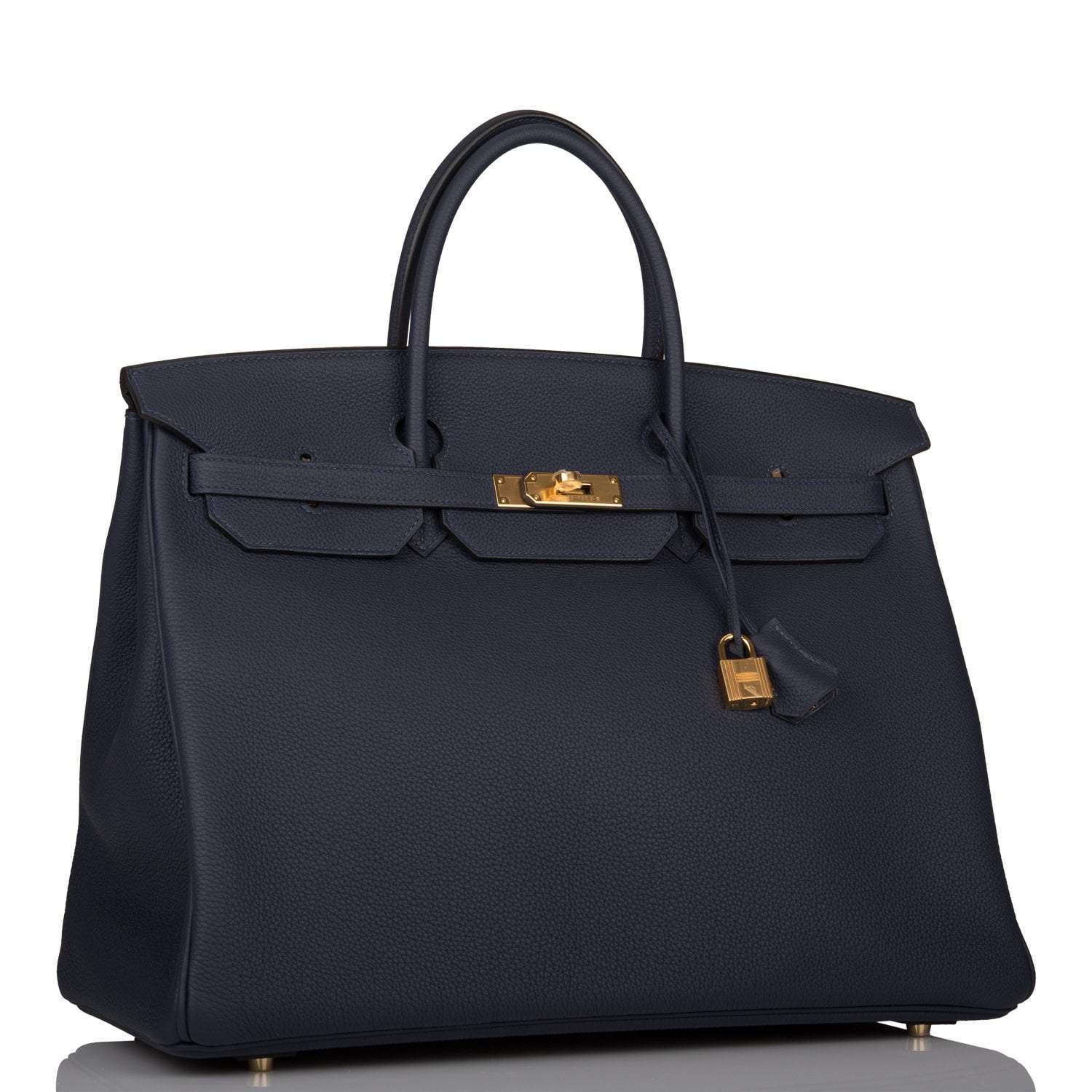 Hermes Birkin 40 Bleu Nuit Togo Gold Hardware