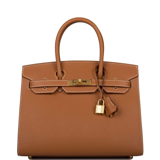 Hermes Birkin Sellier 30 Gold Epsom Gold Hardware Hover Image