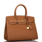Hermes Birkin Sellier 30 Gold Epsom Gold Hardware