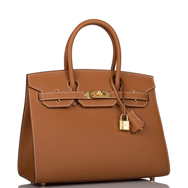 Hermes Birkin Sellier 30 Gold Epsom Gold Hardware Main Image