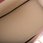 Hermes Birkin 30 Rouge H and Craie Togo Brushed Gold Hardware