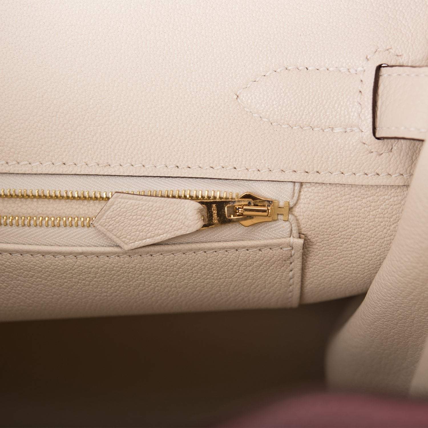 Hermes Birkin 30 Rouge H and Craie Togo Brushed Gold Hardware