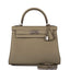 Hermes Kelly Retourne 28 Sauge Clemence Palladium Hardware