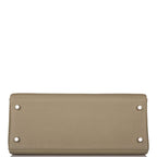 Hermes Kelly Retourne 28 Sauge Clemence Palladium Hardware