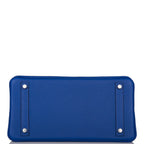 Hermes Birkin 30 Bleu Electric Verso Clemence Palladium Hardware