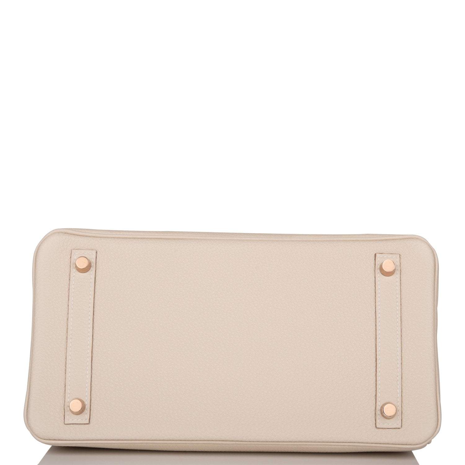 Hermes Birkin 30 Craie Togo Rose Gold Hardware