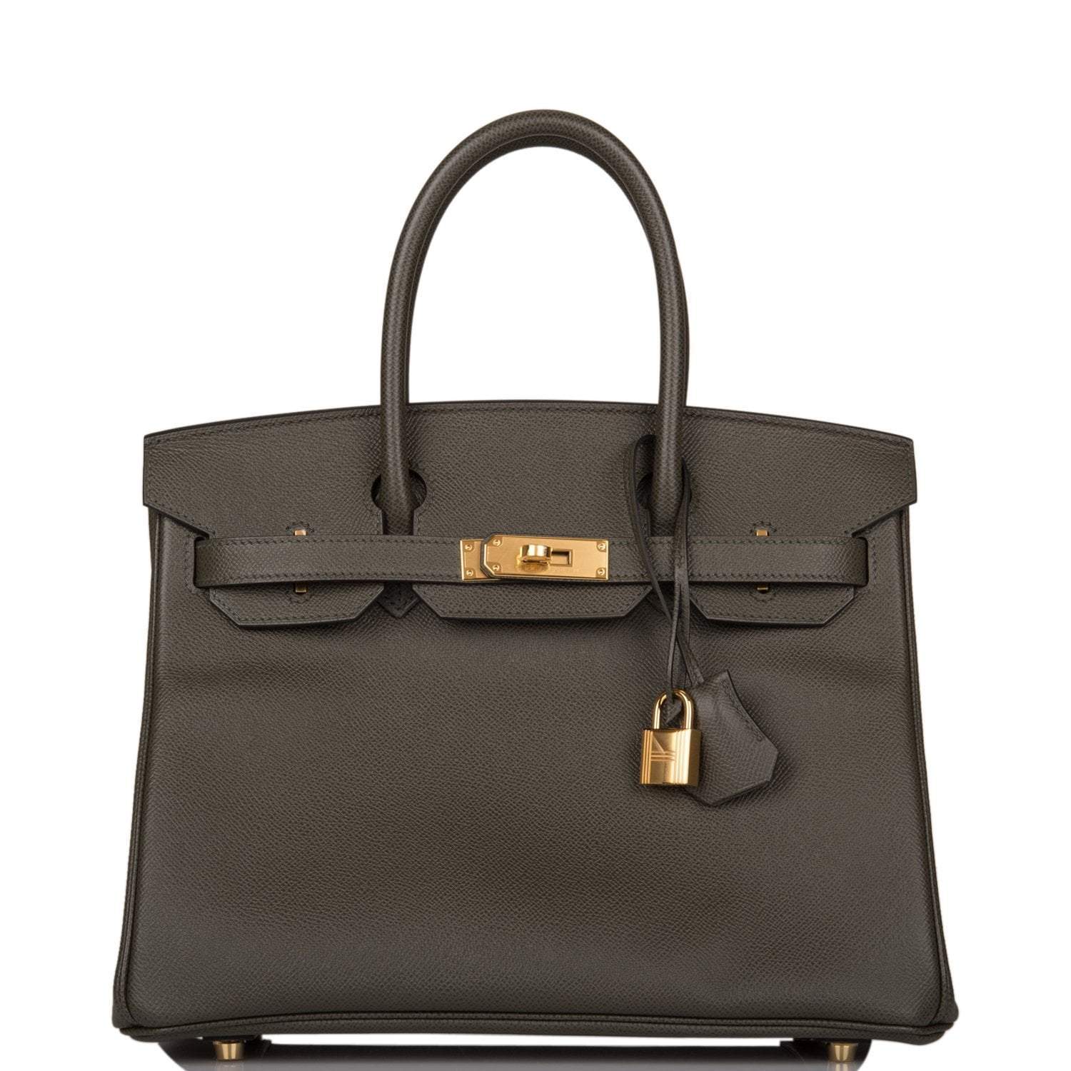 Hermes Birkin 30 Vert de Gris Epsom Gold Hardware