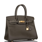 Hermes Birkin 30 Vert de Gris Epsom Gold Hardware