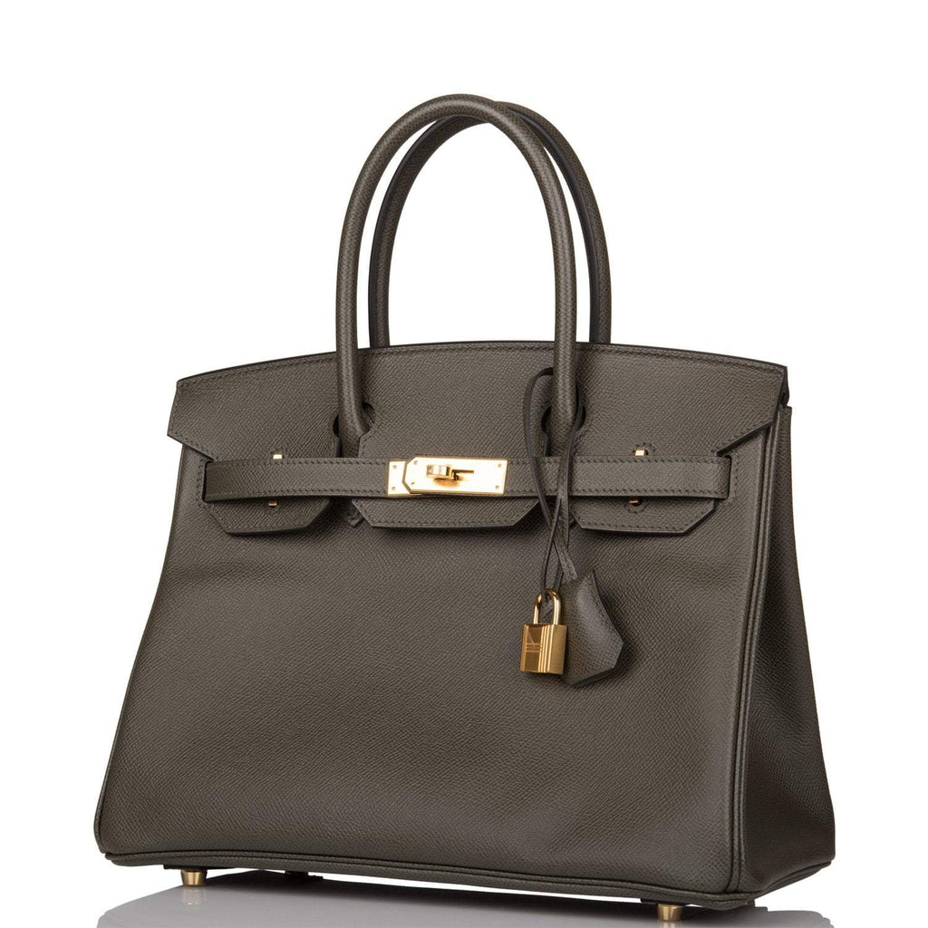 Hermes Birkin 30 Vert de Gris Epsom Gold Hardware