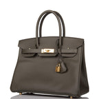 Hermes Birkin 30 Vert de Gris Epsom Gold Hardware