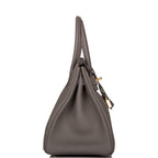Hermes Birkin 30 Etain Togo Gold Hardware