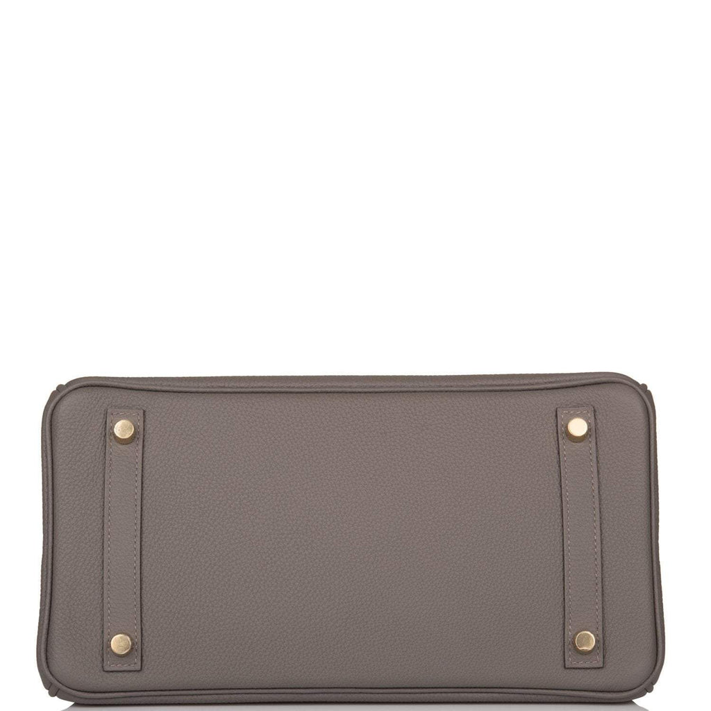 Hermes Birkin 30 Etain Togo Gold Hardware