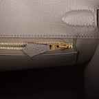 Hermes Birkin 30 Etain Togo Gold Hardware