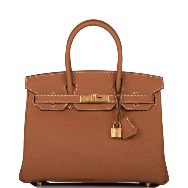 Hermes Birkin 30 Gold Togo Gold Hardware Hover Image