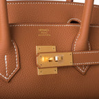 Hermes Birkin 30 Gold Togo Gold Hardware