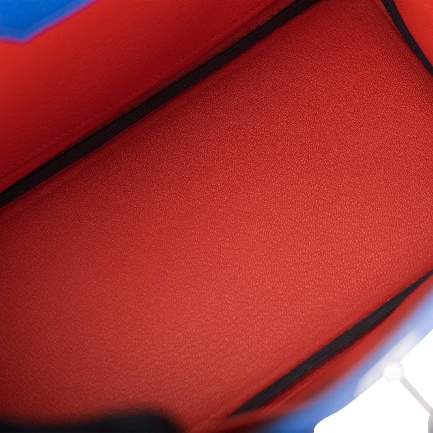 Hermes Birkin 25 Bleu Royal Verso Togo Palladium Hardware