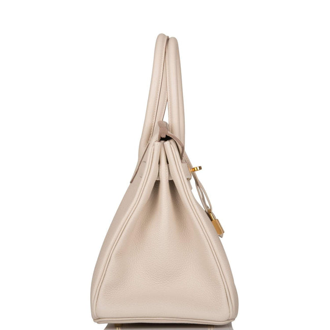 Hermes Birkin 30 Craie Togo Gold Hardware Main Image