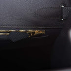 Hermes Birkin 30 Bleu Indigo Epsom Rose Gold Hardware