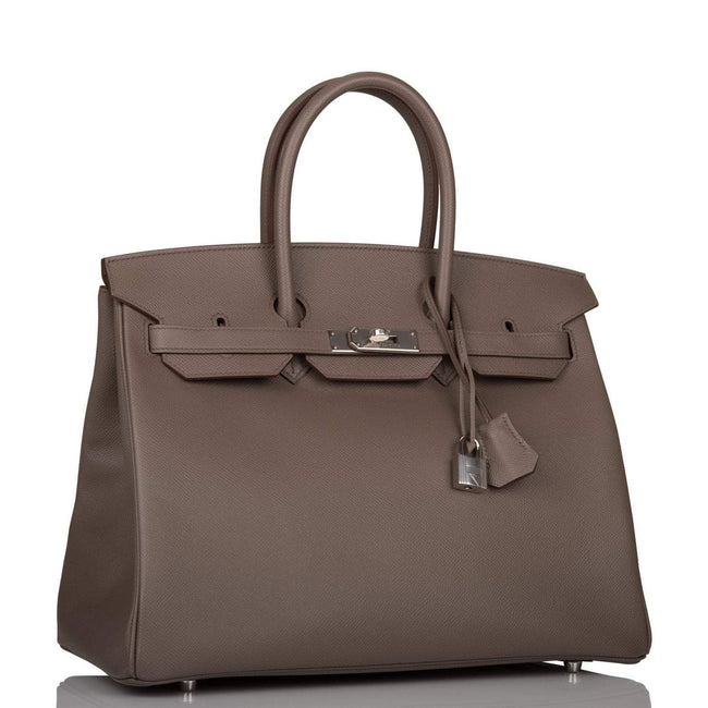 Hermes Birkin 35cm Etain Epsom Palladium Hardware Main Image