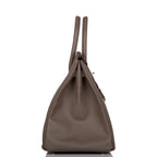 Hermes Birkin 35cm Etain Epsom Palladium Hardware