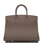 Hermes Birkin 35cm Etain Epsom Palladium Hardware