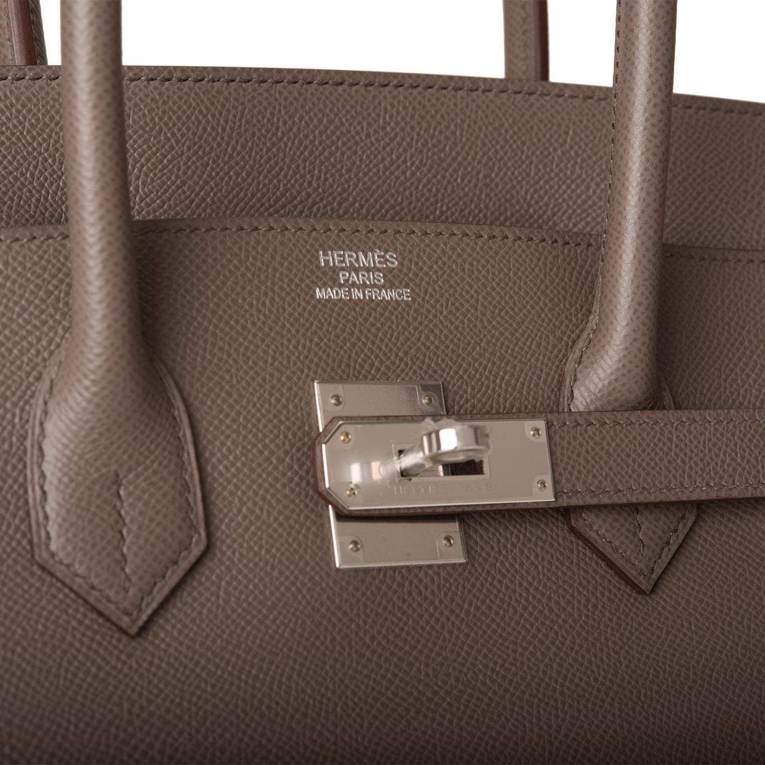 Hermes Birkin 35cm Etain Epsom Palladium Hardware