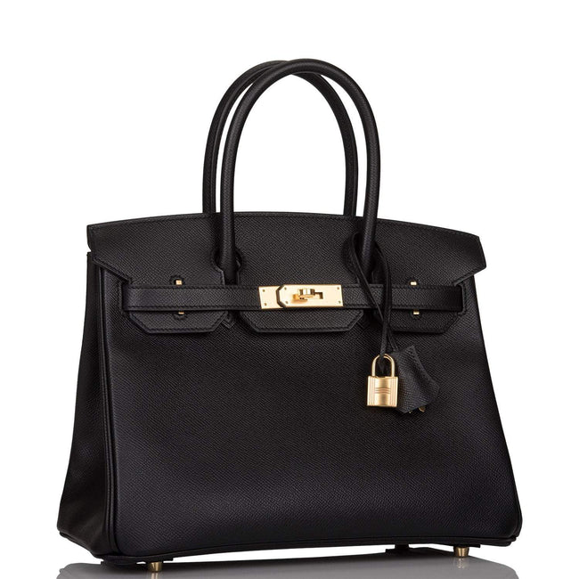 Hermes Black Epsom Birkin 30cm Gold Hardware Main Image