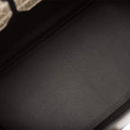 Hermes  Birkin 35cm Bi-Color Gris Tourterelle and Graphite Shiny Porosus Crocodile Brushed Palladium Hardware