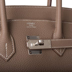 Hermes Birkin 35 Etoupe Togo Palladium Hardware