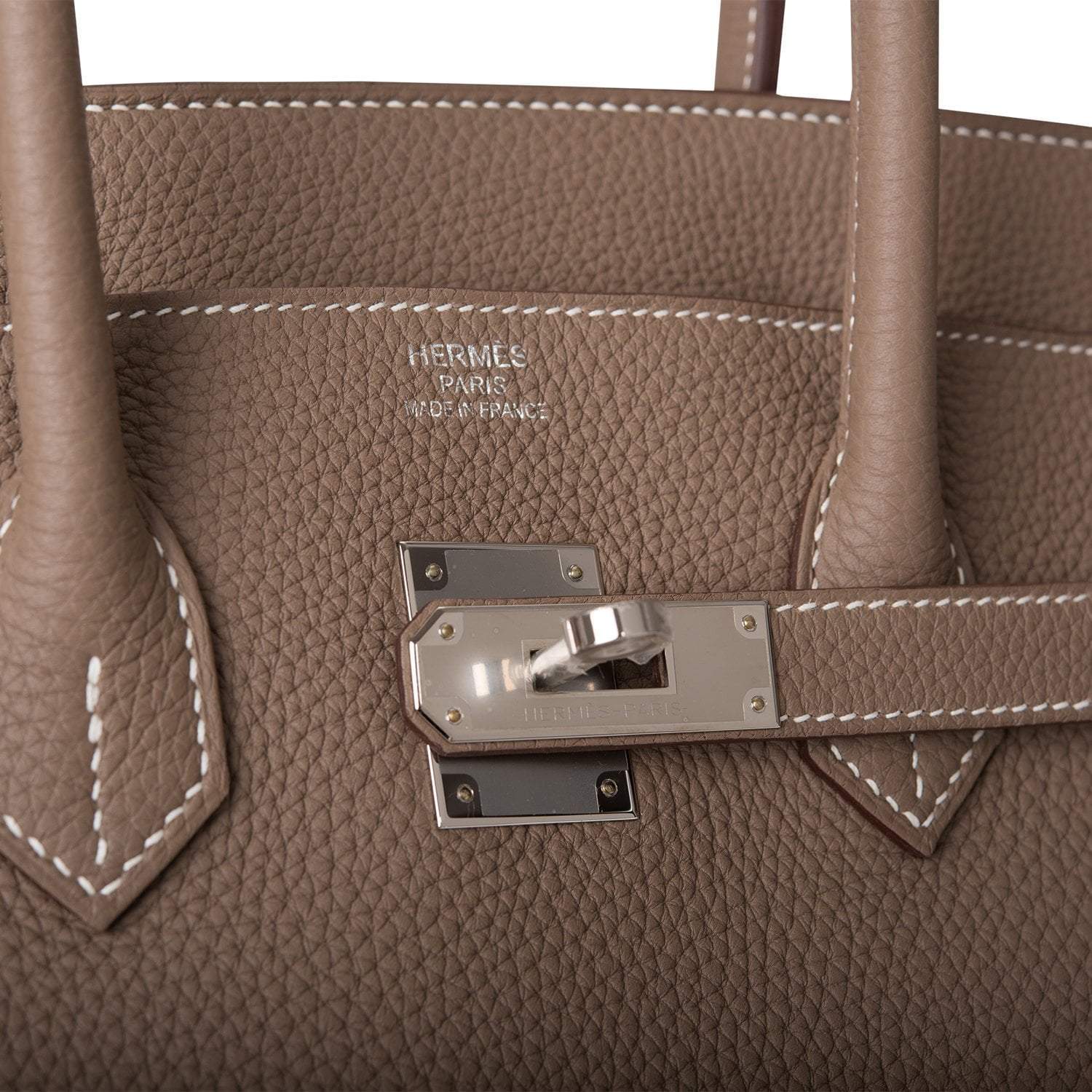 Hermes Birkin 35 Etoupe Togo Palladium Hardware