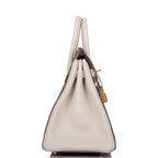 Hermes Birkin 25 Etoupe and Craie Togo Brushed Gold Hardware