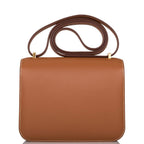 Hermes Gold Evercolor Mini Constance 18cm Gold Hardware