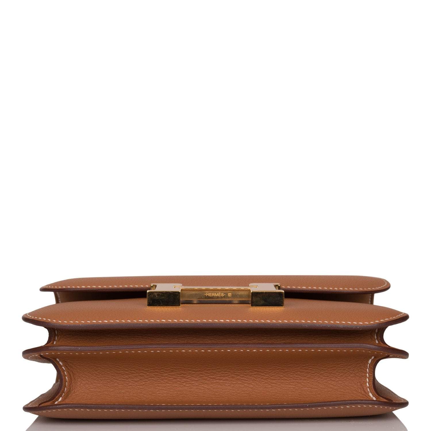 Hermes Gold Evercolor Mini Constance 18cm Gold Hardware