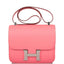 Hermes Rose D'Ete Verso Evercolor Constance 24cm Palladium Hardware