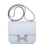 Hermes Bleu Brume Swift Mini Constance 18cm Palladium Hardware