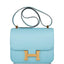 Hermes Bleu Atoll Epsom Constance 24cm Gold Hardware