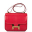 Hermes Rouge Exotique Lizard Niloticus Constance 24cm Gold Hardware