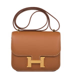 Hermes Mini Constance 18 Gold Epsom Gold Hardware