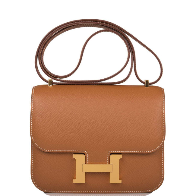 Hermes Mini Constance 18 Gold Epsom Gold Hardware Hover Image