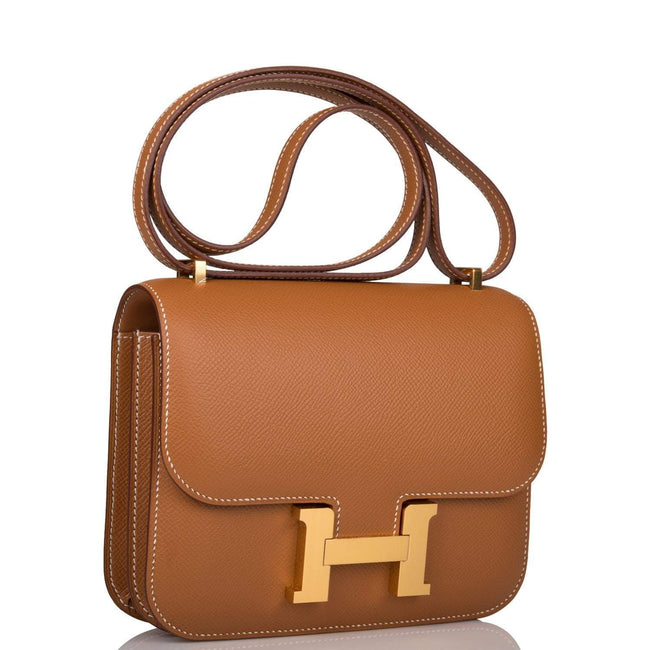 Hermes Mini Constance 18 Gold Epsom Gold Hardware Main Image