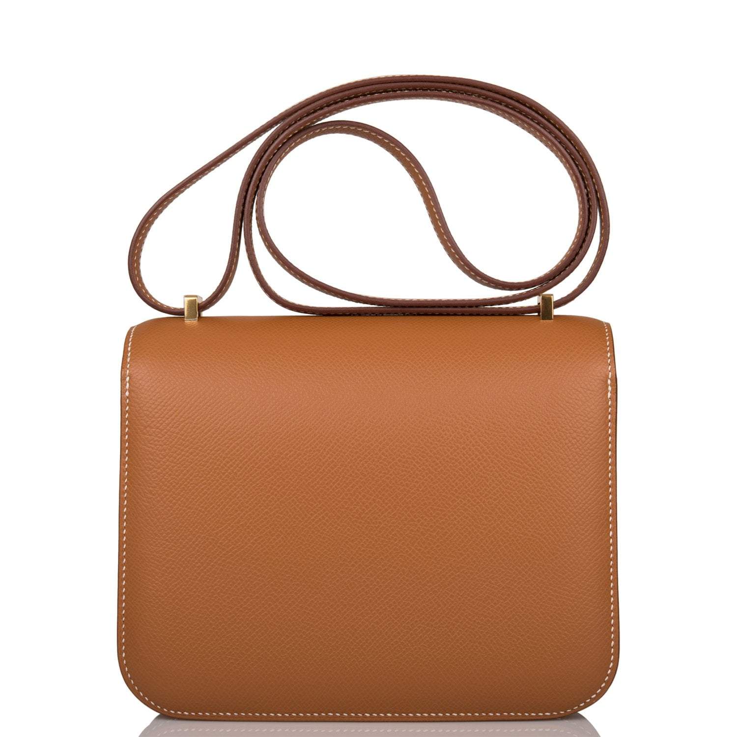 Hermes Mini Constance 18 Gold Epsom Gold Hardware