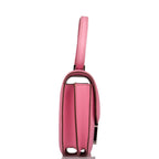Hermes Mini Constance 18 Bubblegum 5P Epsom Palladium Hardware