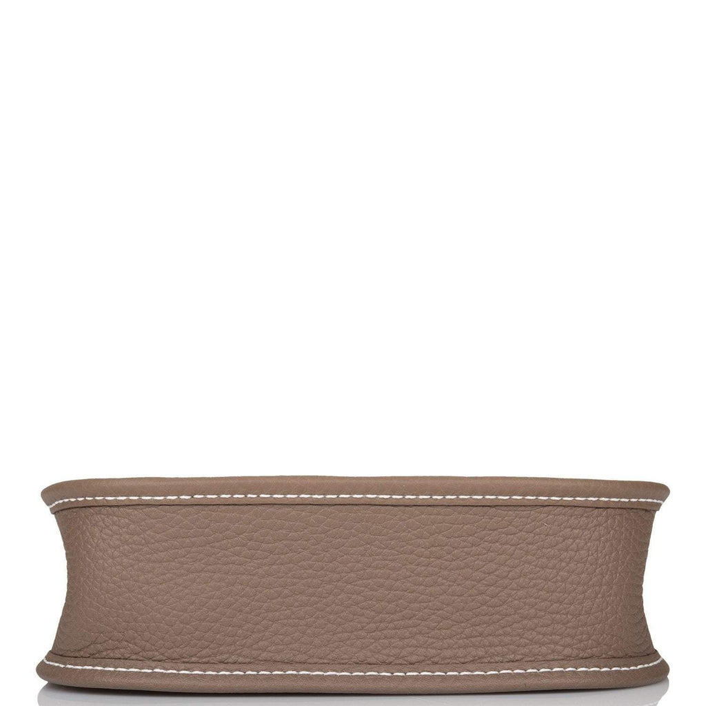 Hermes Etoupe Clemence Evelyne TPM Bag Gold Hardware