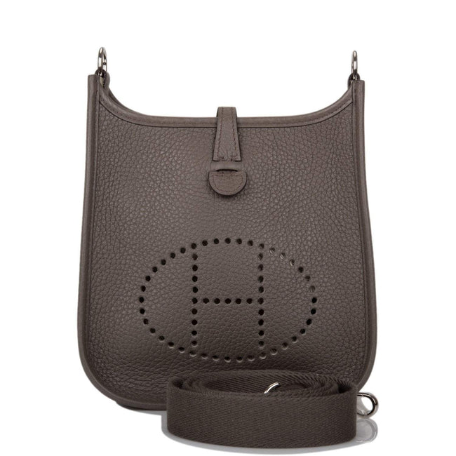 Hermes Etain Clemence Evelyne TPM Bag Palladium Hardware Hover Image