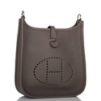Hermes Etain Clemence Evelyne TPM Bag Palladium Hardware