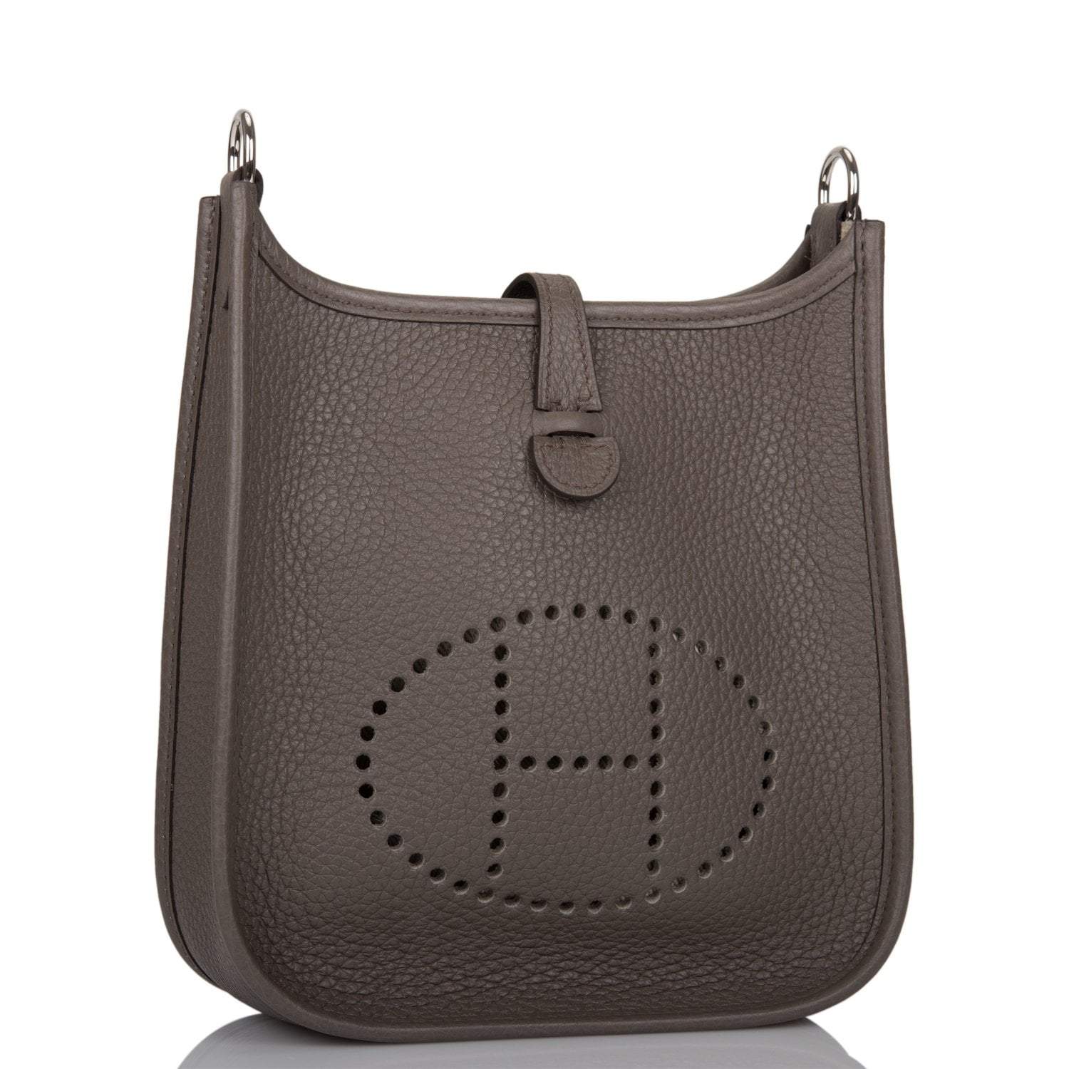 Hermes Etain Clemence Evelyne TPM Bag Palladium Hardware