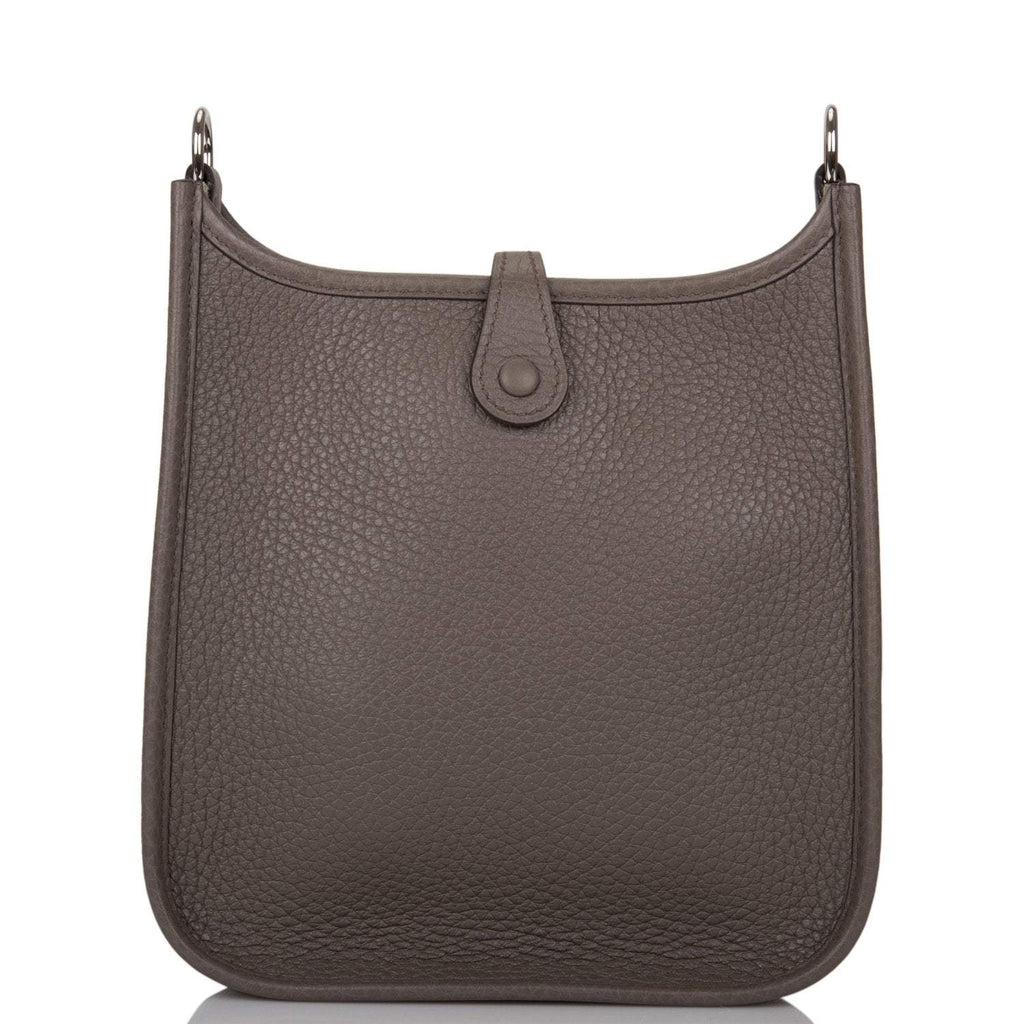 Hermes Etain Clemence Evelyne TPM Bag Palladium Hardware