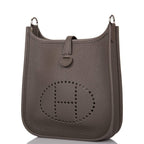 Hermes Etain Clemence Evelyne TPM Bag Palladium Hardware